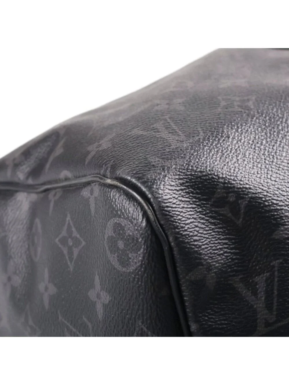 Louis Vuitton 45 Hand Boston Bag Leather Black